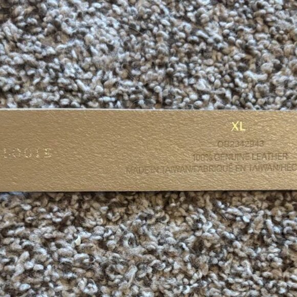 Anthropologie Vintage Western Belt Women’s XL | Light Sand Beige Leather | NWT - Picture 7 of 8